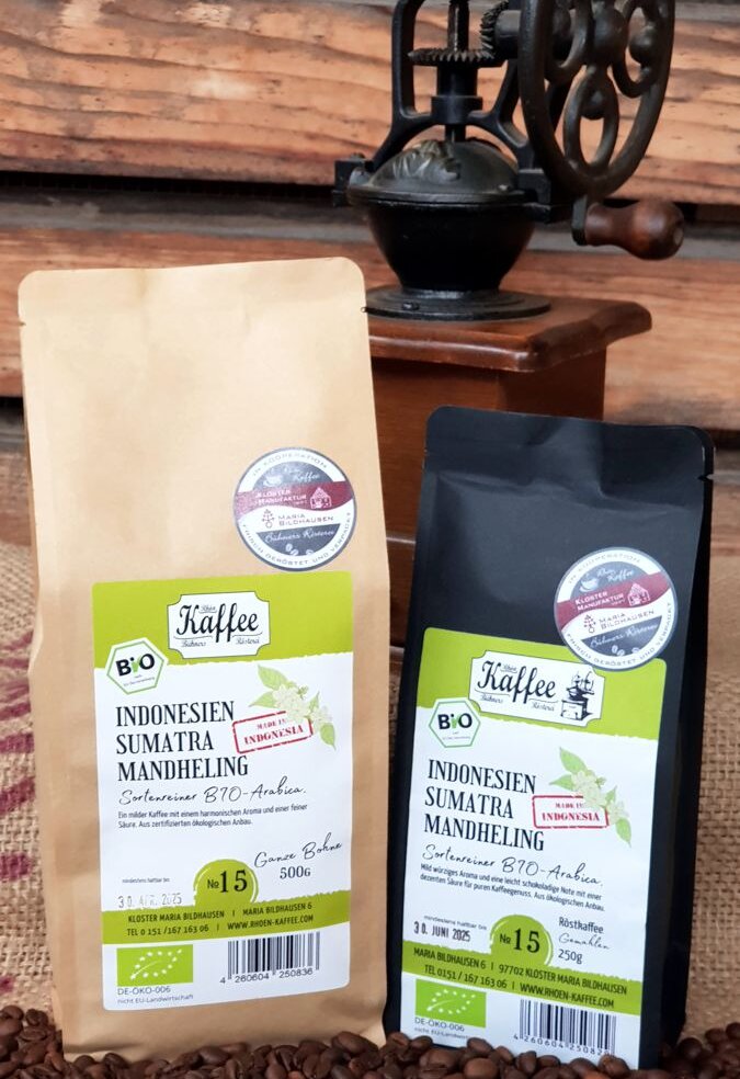 Nr.: 15 Indonesien Sumatra Mandheling, sortenreiner BIO-Arabica.