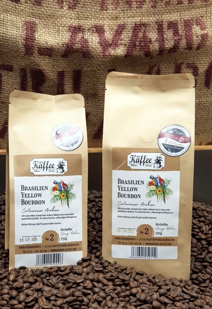 Nr.: 02 Brasilien Yellow Bourbon, sortenreiner Arabica